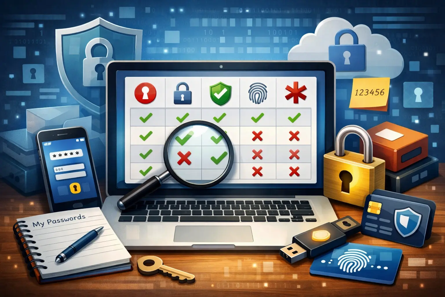 Password Manager Comparison Table 2026