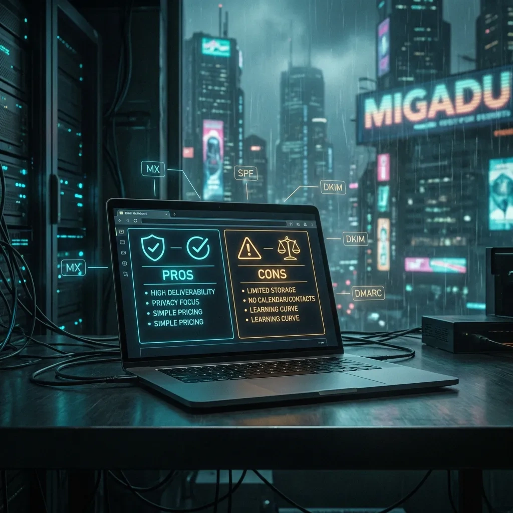 Migadu: A Detailed Overview of Pros and Cons